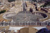 Vatikan Hgel links des Tibers, auerhalb des antiken Stadtgebiets, hier waren zur Zeit der Antike Grber! Vielleicht das von Petrus! deshalb wurde unter Kaiser Konstantin eine Kirche gebaut = St.Peter!
