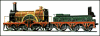 iron duke - Lokomotive mit Tender